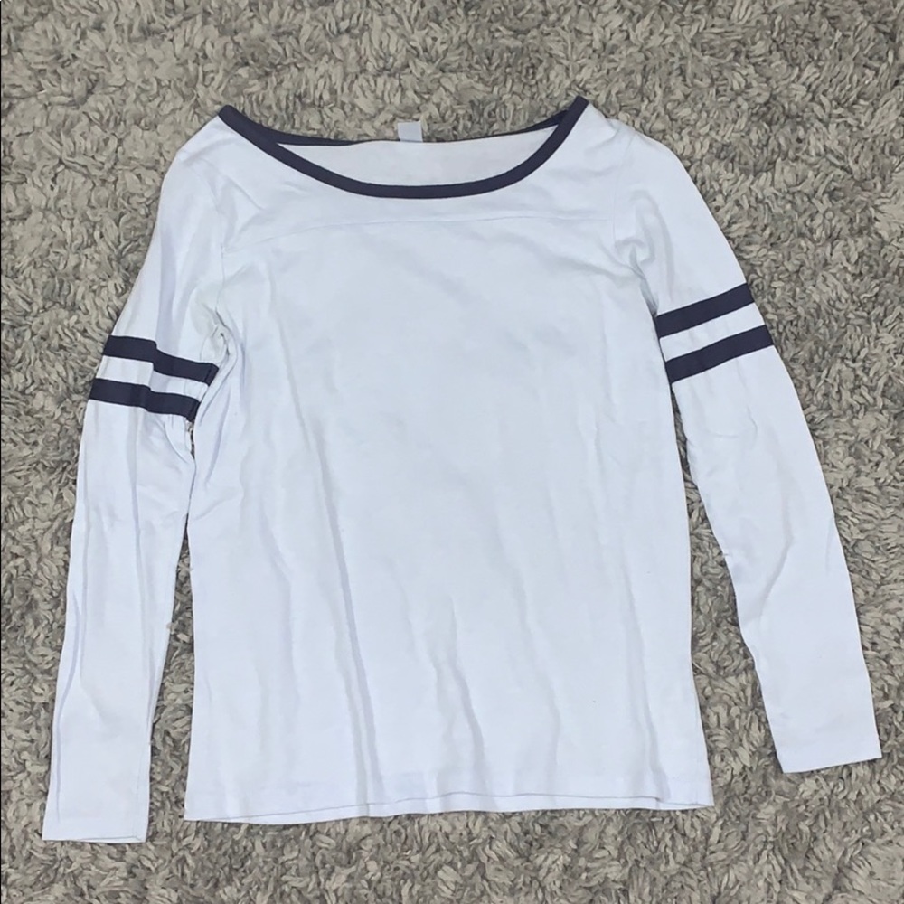Alternative Apparel blue long sleeve t shirt